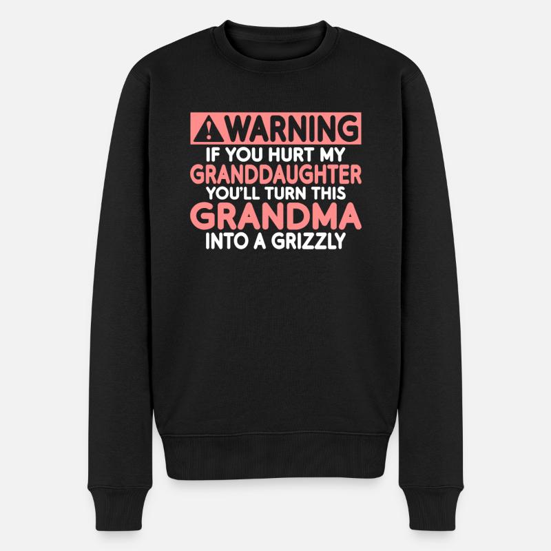 Grandma Gifts - Männer Premium Bio Pullover - Schwarz
