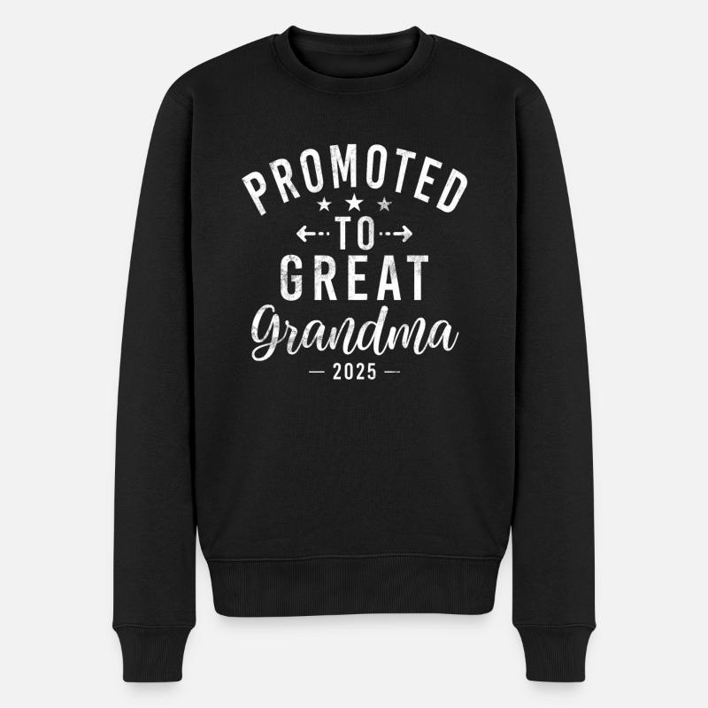 Cadeaux arrière-grand-mère - Pull Premium bio Homme - noir