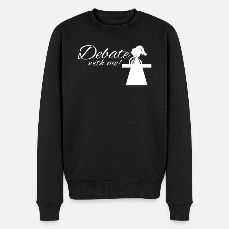 Équipe de débat - Pull Premium bio Homme - noir