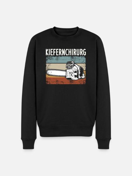 Kiefernchirurg - Männer Premium Bio Pullover - Schwarz