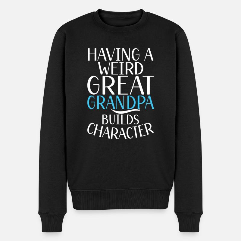 Cadeaux arrière-grand-père - Pull Premium bio Homme - noir