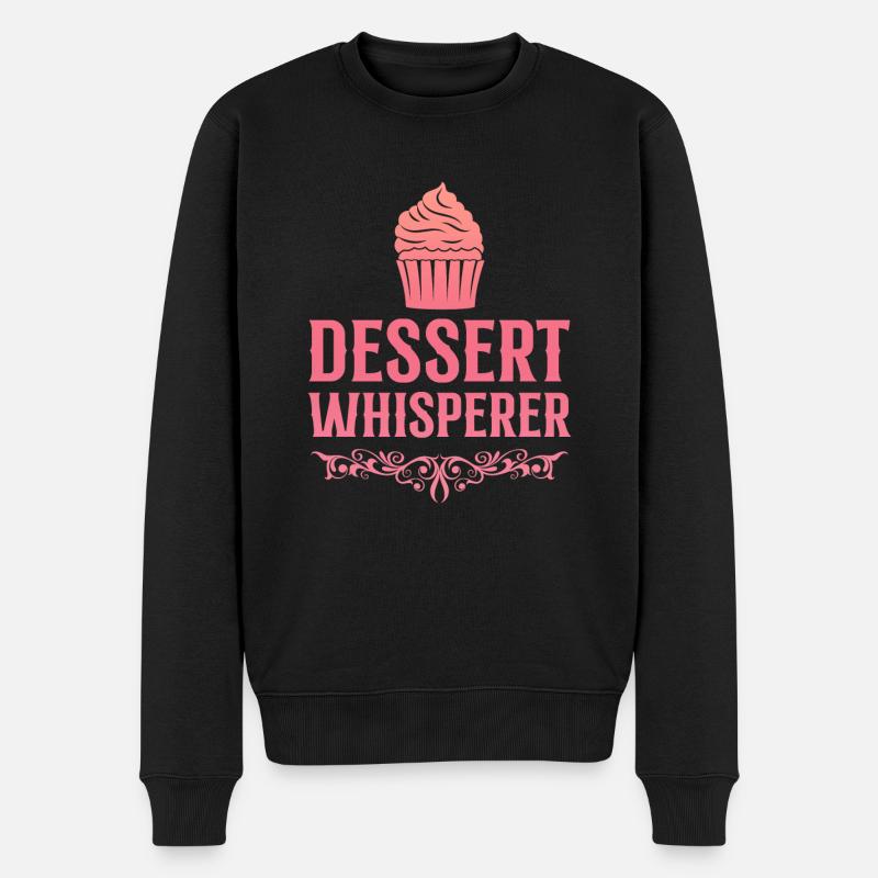 Dessert Whisperer 4 - Männer Premium Bio Pullover - Schwarz