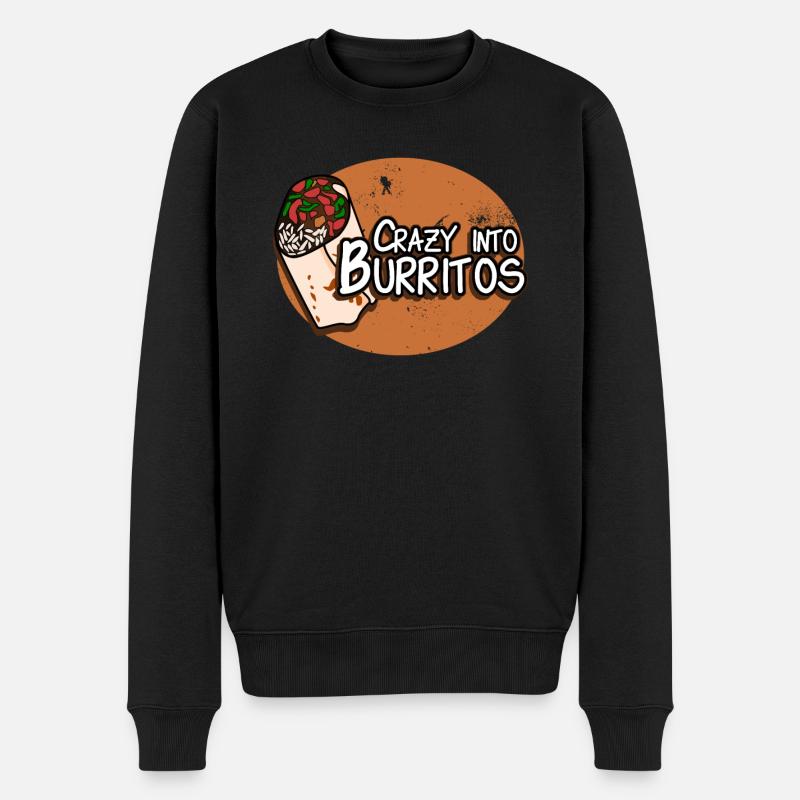 Burritos Burrito fou - Pull Premium bio Homme - noir