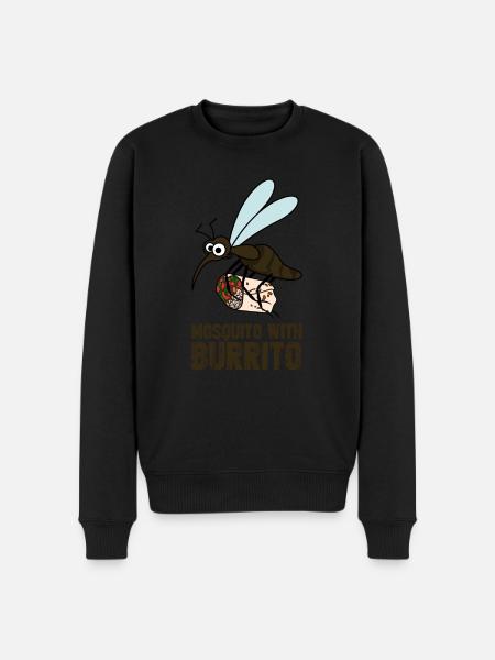 Burritos Mosquito Burrito - Men's Premium Organic Jumper - black