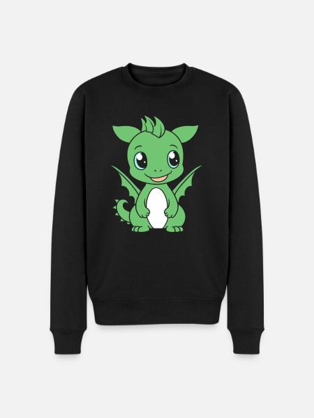 Bébé dragon - Pull Premium bio Homme - noir