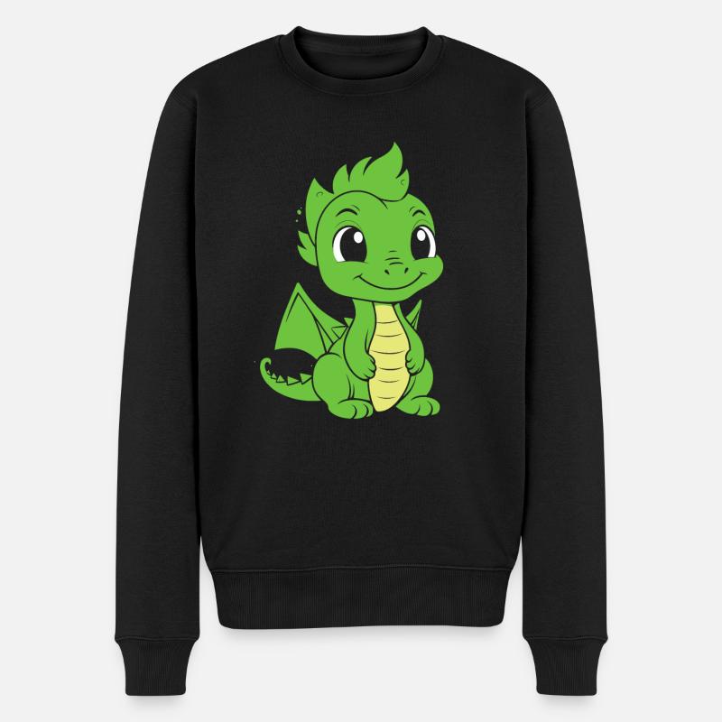 Bébé dragon - Pull Premium bio Homme - noir
