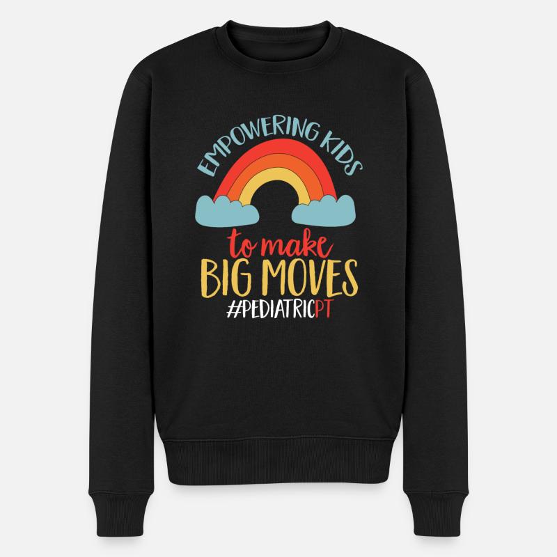 Physiotherapie Kinderphysiotherapeutin - Männer Premium Bio Pullover - Schwarz