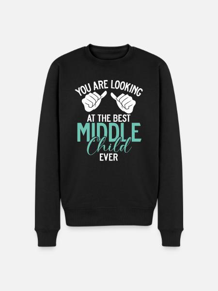 Cadeaux d’enfant du milieu - Pull Premium bio Homme - noir
