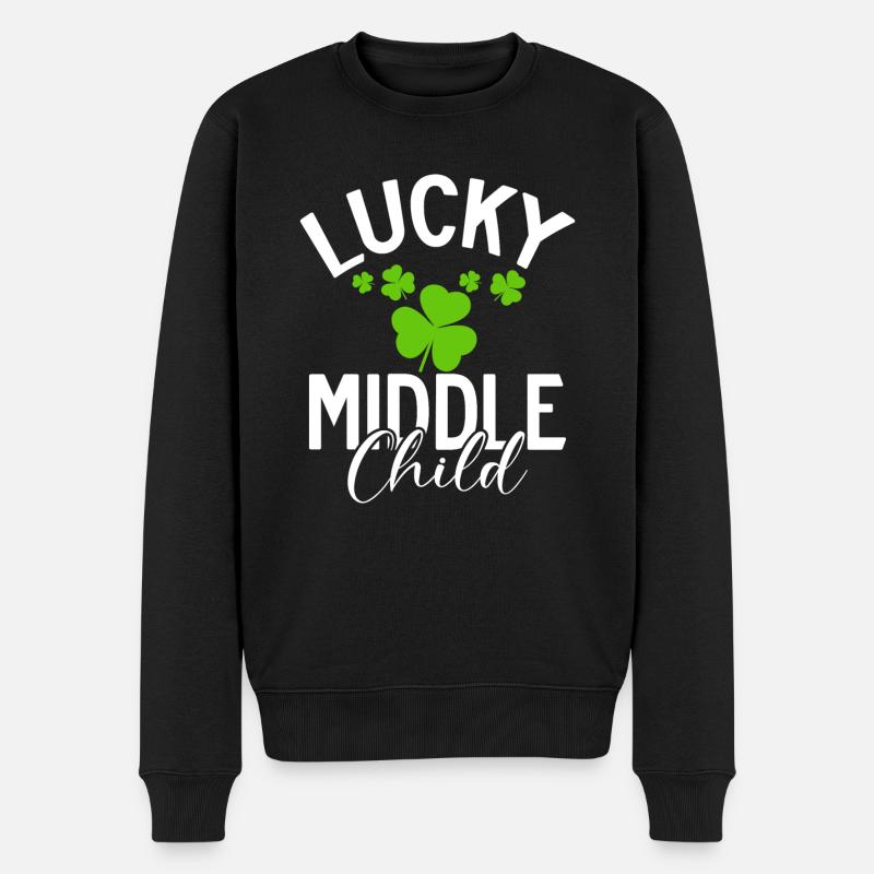 Cadeaux d’enfant du milieu - Pull Premium bio Homme - noir