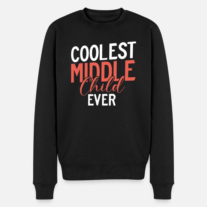 Cadeaux d’enfant du milieu - Pull Premium bio Homme - noir