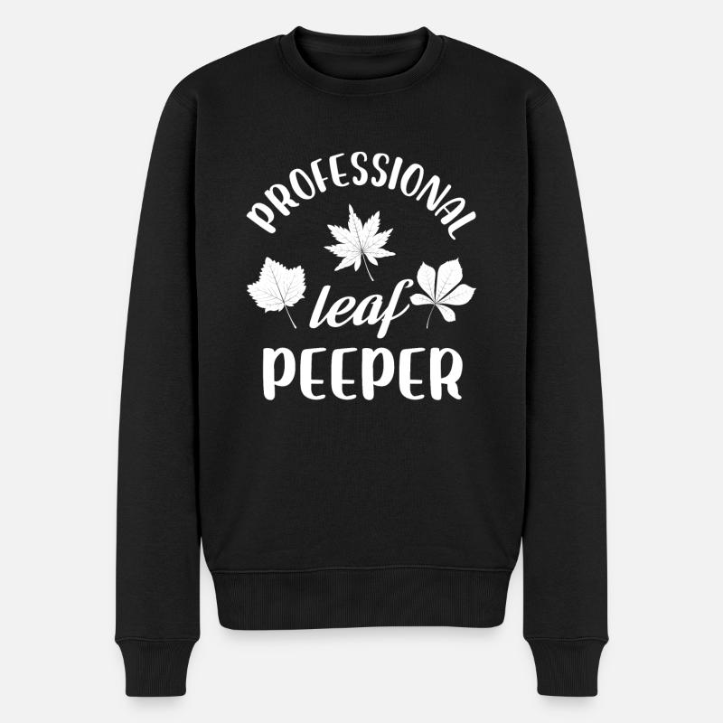 Professionnel Leaf Peeper Feuilles d’automne - Pull Premium bio Homme - noir