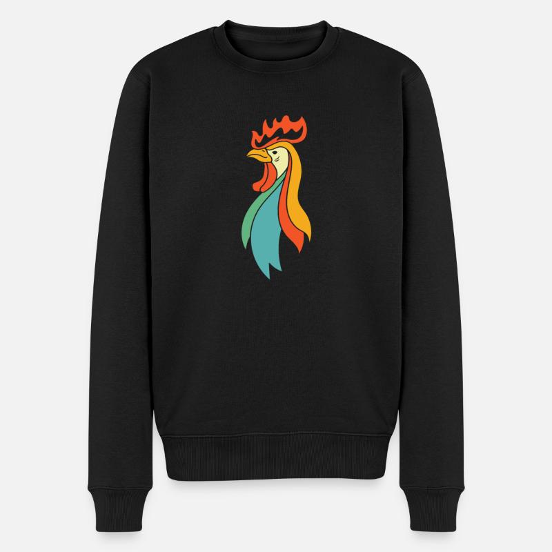 Poule de poulet - Pull Premium bio Homme - noir