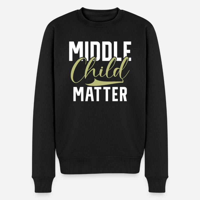 Cadeaux d’enfant du milieu - Pull Premium bio Homme - noir