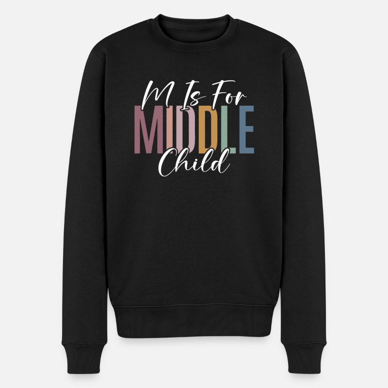 Cadeaux d’enfant du milieu - Pull Premium bio Homme - noir