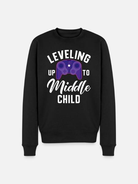 Middle Child Gifts - Men's Premium Organic Jumper - black