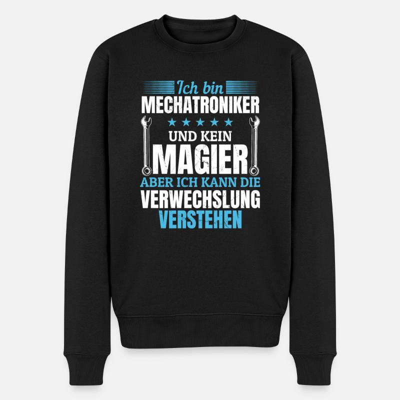 KFZ mein Handwerk beherrsche ich meisterhaf - Männer Premium Bio Pullover - Schwarz