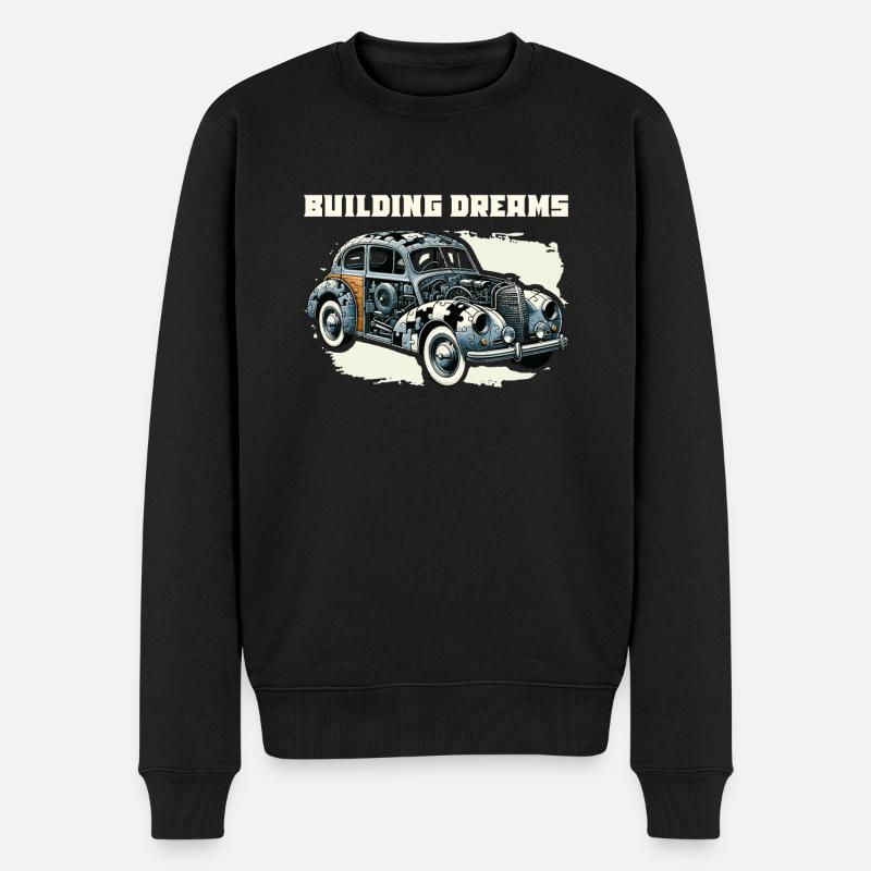 Puzzle Lover Jigzaw Puzzle Brettspiel Puzzler - Männer Premium Bio Pullover - Schwarz