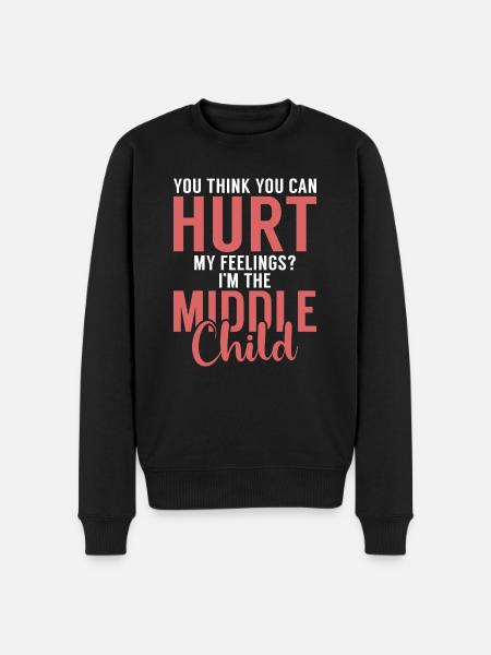 Middle Child Gifts - Men's Premium Organic Jumper - black
