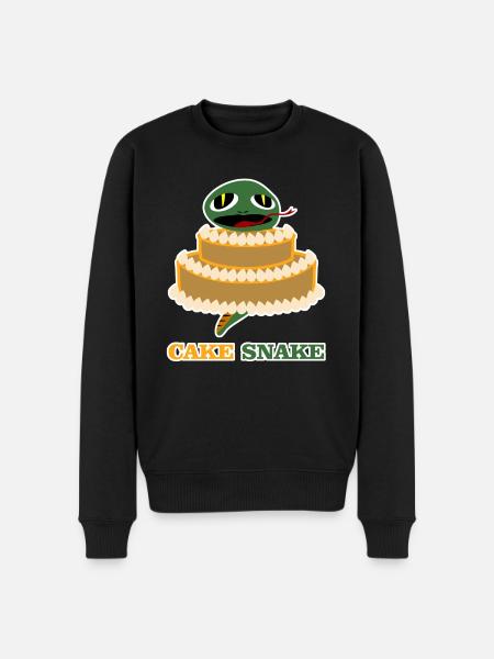 Snake Reptiles Snakes - Men's Premium Organic Jumper - black