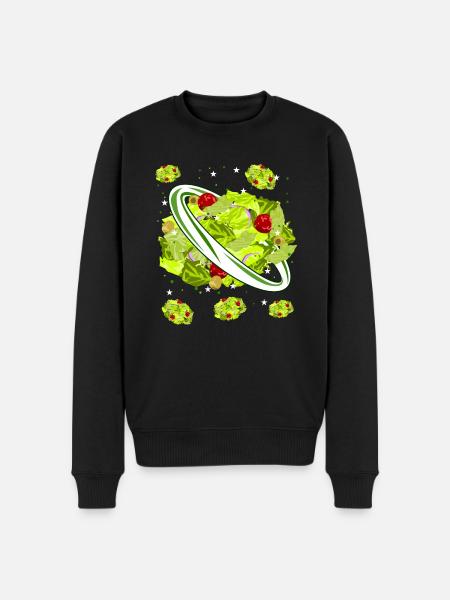Salad Vegetarian Salads Vegan - Men's Premium Organic Jumper - black