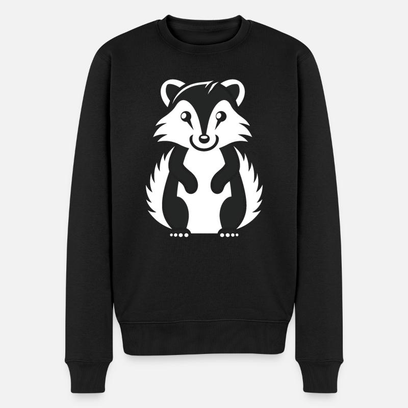 Humour Mouffette - Pull Premium bio Homme - noir