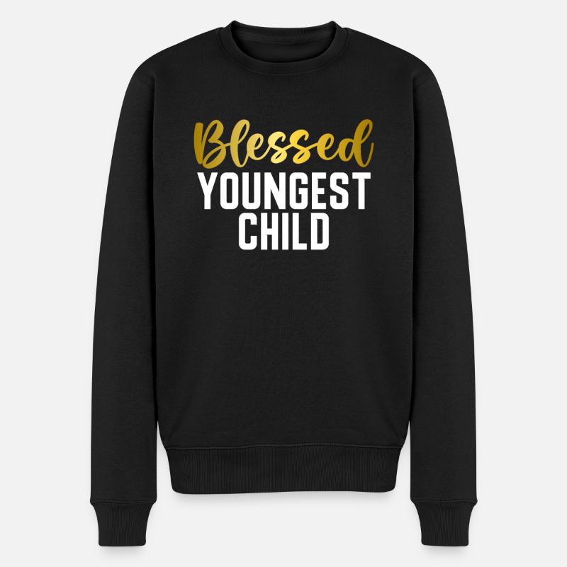 Cadeau enfant le plus jeune - Pull Premium bio Homme - noir