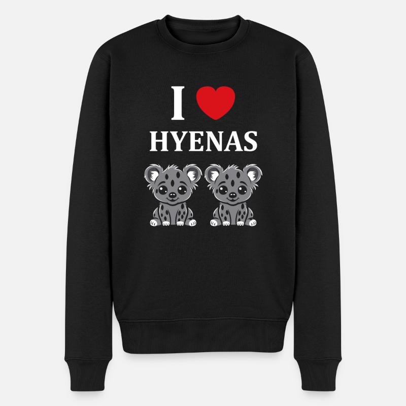 hyène - Pull Premium bio Homme - noir