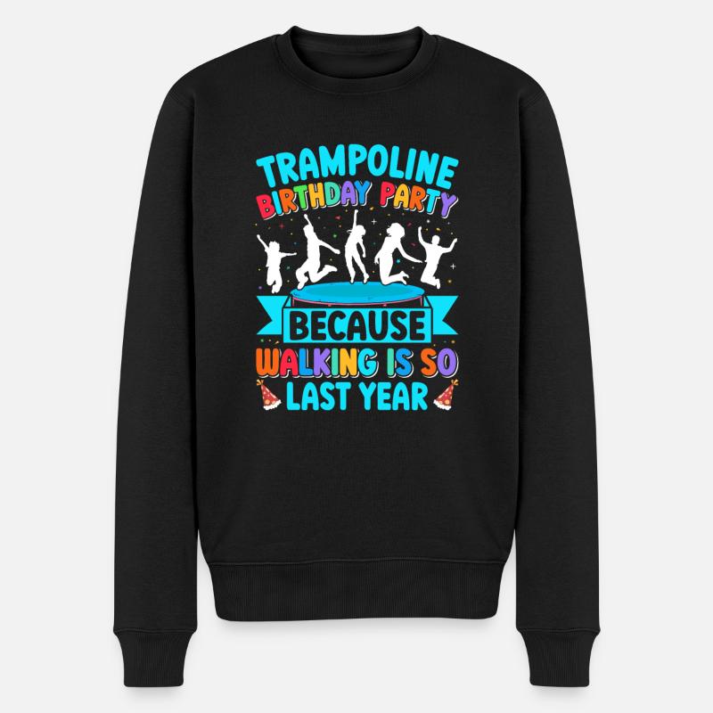 Fête d’anniversaire trampoline - Pull Premium bio Homme - noir