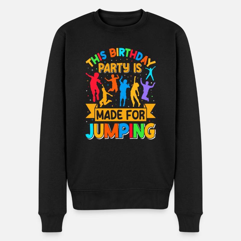 Fête d’anniversaire trampoline - Pull Premium bio Homme - noir