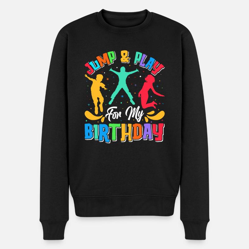 Fête d’anniversaire trampoline - Pull Premium bio Homme - noir
