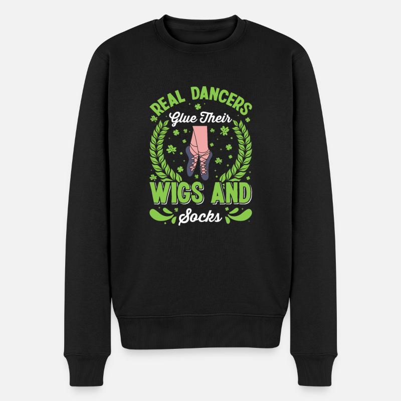 Danse irlandaise Danse irlandaise - Pull Premium bio Homme - noir