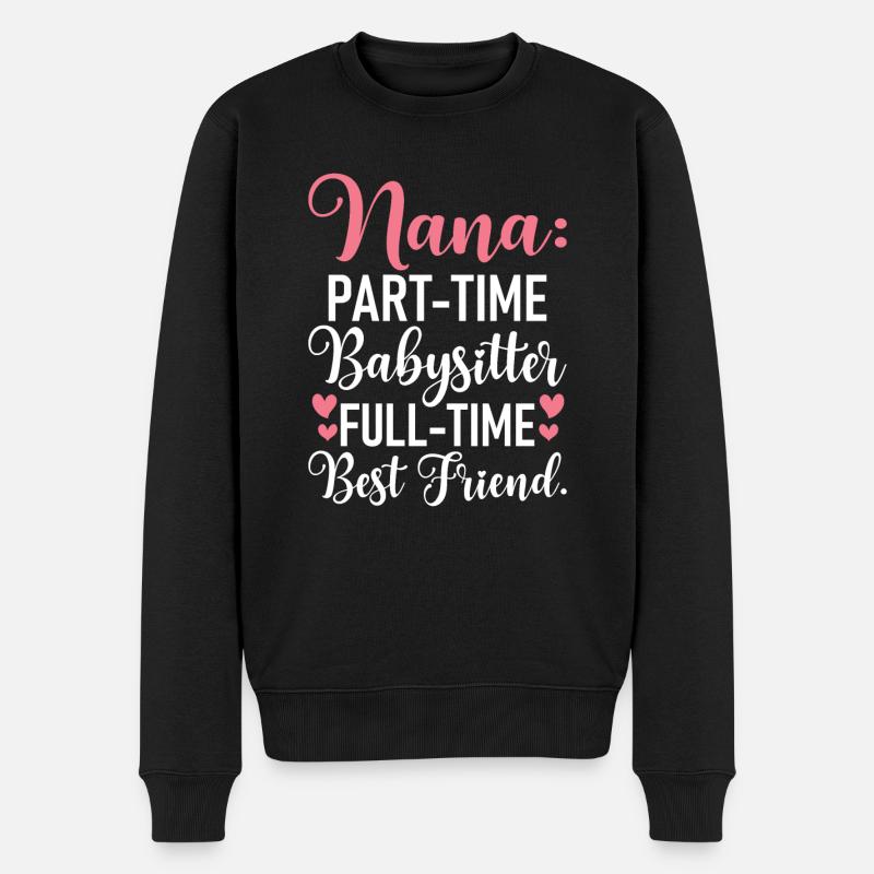 Cadeaux Nana - Pull Premium bio Homme - noir