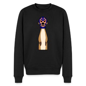Lucha Libre Merkat Luchador Lutte - Pull Premium bio Homme - noir - Devant - Nico (187cm)