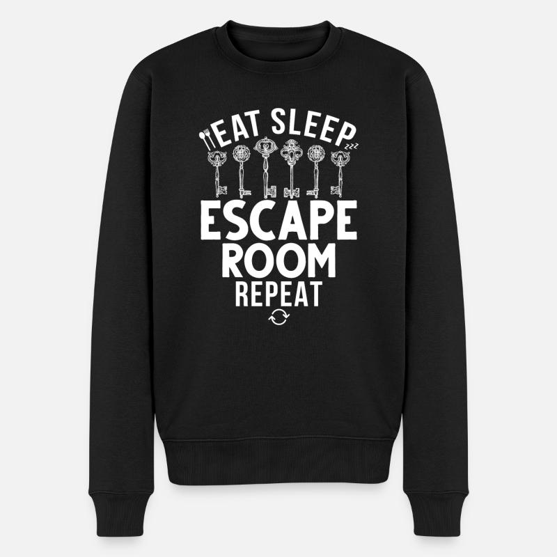 Salle d’évasion - Pull Premium bio Homme - noir