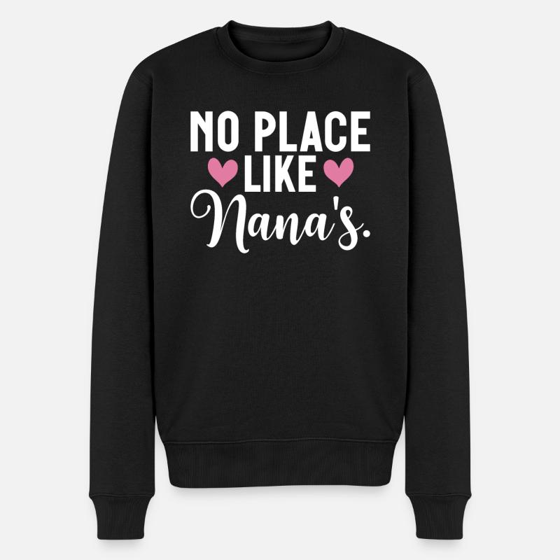 Cadeaux Nana - Pull Premium bio Homme - noir