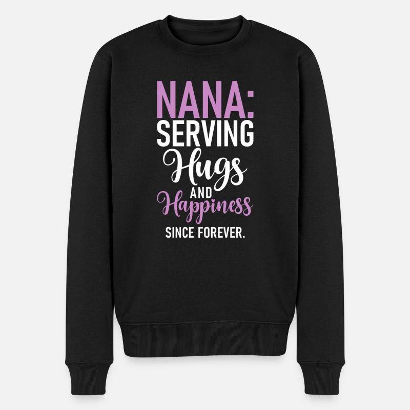 Cadeaux Nana - Pull Premium bio Homme - noir