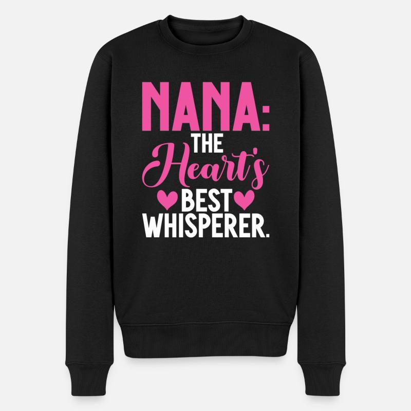 Nana Gifts - Männer Premium Bio Pullover - Schwarz