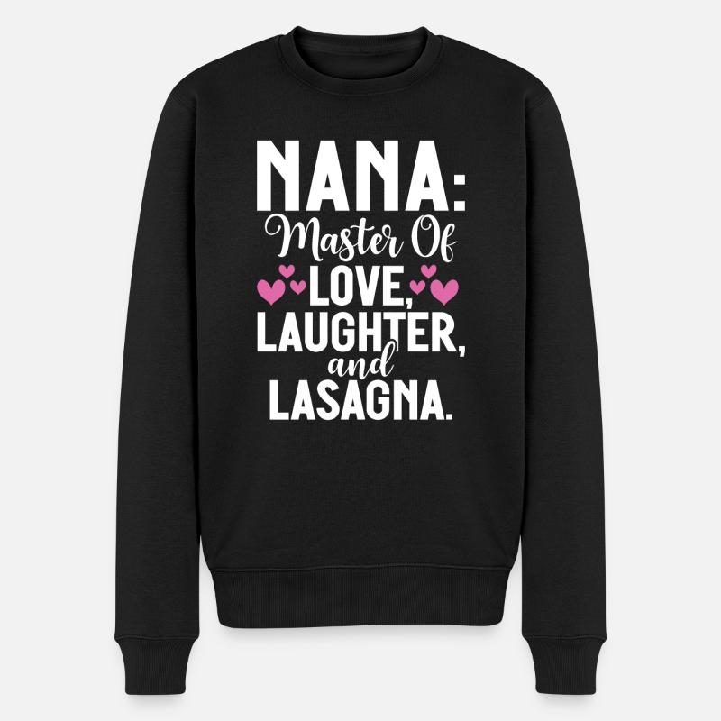 Cadeaux Nana - Pull Premium bio Homme - noir