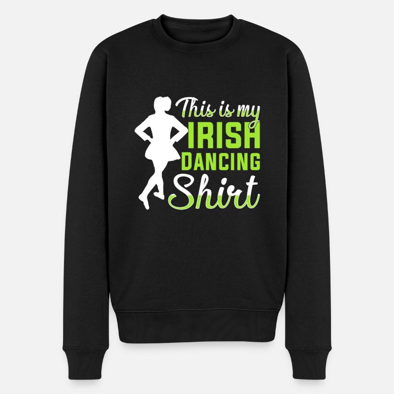 Irish Dance Irish Dancing - Men's Premium Organic Jumper - black
