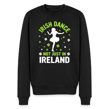 Danse irlandaise Danse irlandaise - Pull Premium bio Homme - noir - Devant - Nico (187cm)