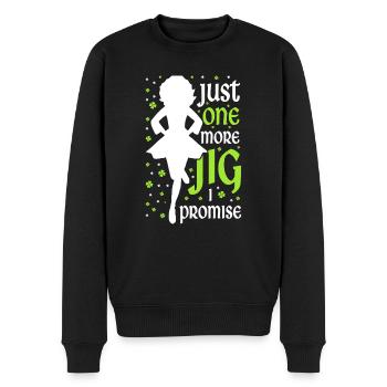 Danse irlandaise Danse irlandaise - Pull Premium bio Homme - noir - Devant - Nico (187cm)