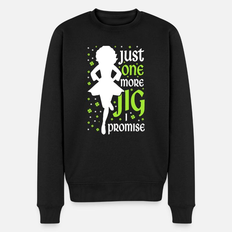 Danse irlandaise Danse irlandaise - Pull Premium bio Homme - noir