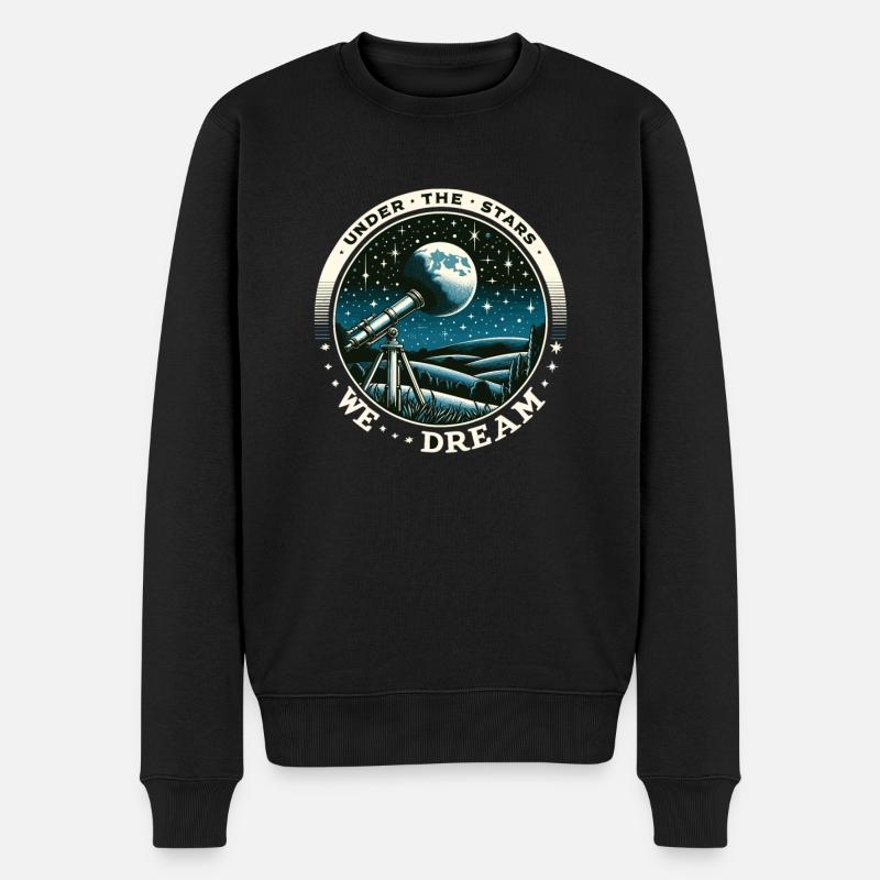 Astrophotographie Astronomie Caméra spatiale - Pull Premium bio Homme - noir