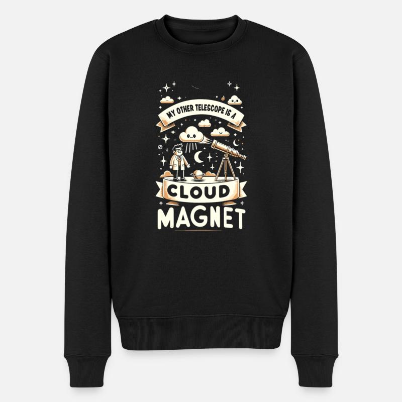 Astrophotographie Astronomie Caméra spatiale - Pull Premium bio Homme - noir