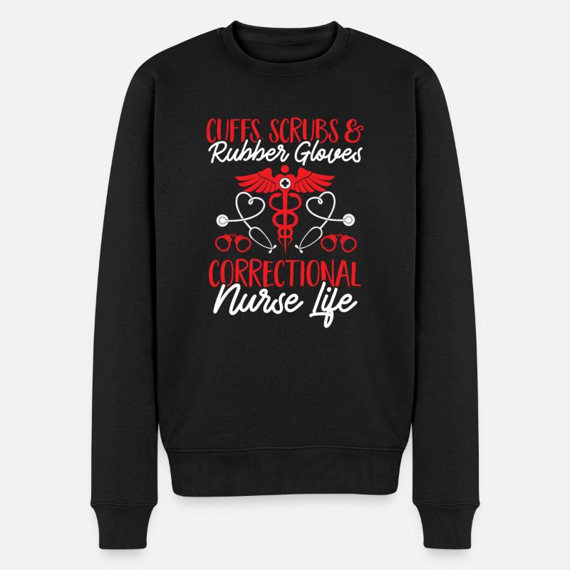Pénitencier d’infirmières - Pull Premium bio Homme - noir