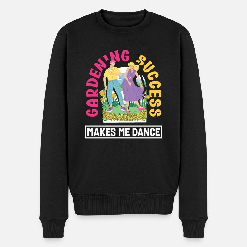 Jardinier joyeux - Pull Premium bio Homme - noir