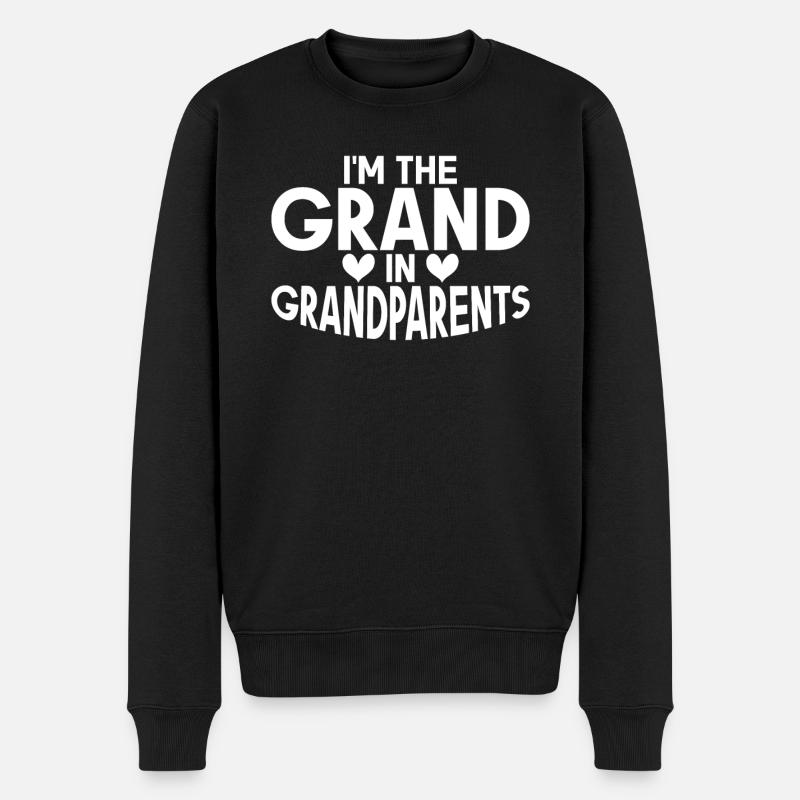 Cadeaux de petite-fille - Pull Premium bio Homme - noir