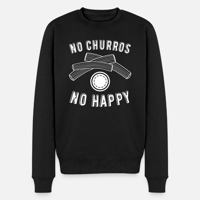 Churros Churrería - Pull Premium bio Homme - noir