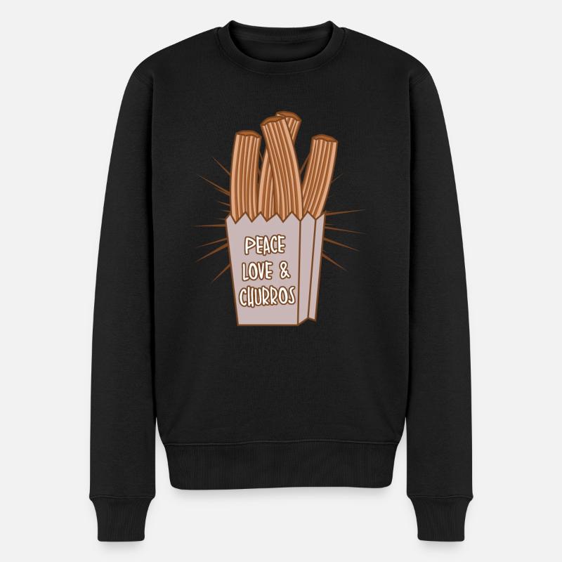Churrería Churros - Pull Premium bio Homme - noir