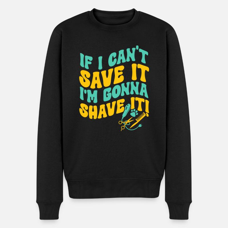 Salon de coiffure pour chiens - Pull Premium bio Homme - noir